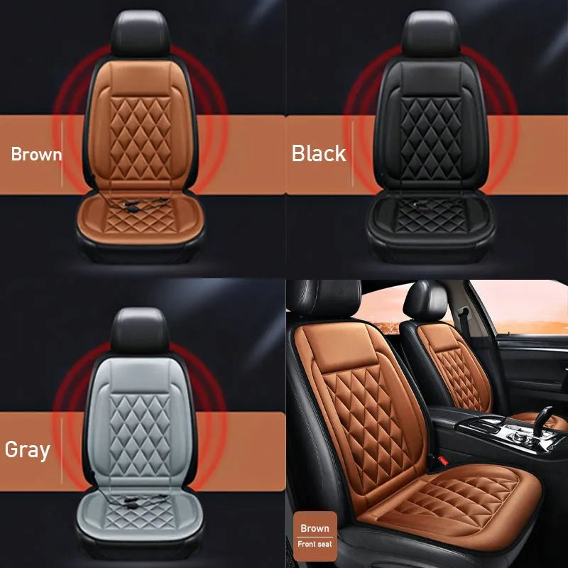 12V Car Driver Heated Seat Cushion Universal Auto Heated Seat Covers Seat Car Heater Cushion temperature Cars Seat Heating pad - ShokoAuto